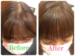 カット&顔周り髪質改善ストレート*顔周りのクセやうねりを抑えて毎日のスタイリングを楽に🔅トリートメント付き☆