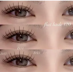 【LED extensions】フラットラッシュ100本💫