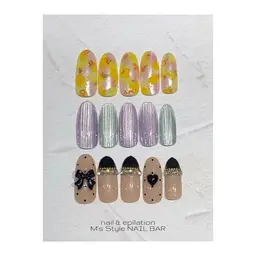 【初回&自店ソフトジェルオフ無料】アート盛り盛り◆パラジェル可◆手削りオフ◆ゴージャス◆ ハンド 定額Dコース