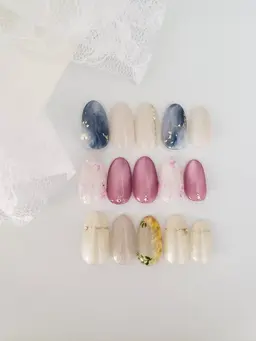 🉐人気No.1✨【オフなし・あり】3月シンプルデザイン3種💅