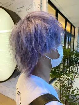 【メンズ限定】メンズカラー　ケアブリーチ使用ダブルカラー