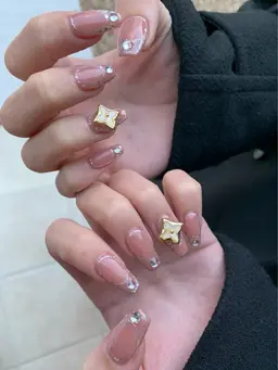 長さ出し10本無料/おまかせネイル