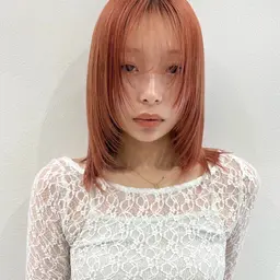 🫐レイヤーカット+透明感カラー+内部トリートメント🫐 【ボブ/レイヤー/顔周り/小顔/ぱっつん前髪/韓国/下北沢】