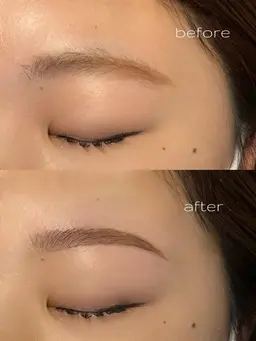 【学生限定】眉waxスタイリング〈wax脱毛 / 毛量調整〉