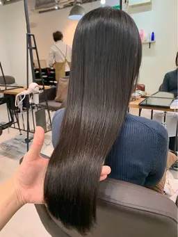 話題の✨〔髪質改善縮毛矯正〕酸性ストレート+カット+スチームトリートメント