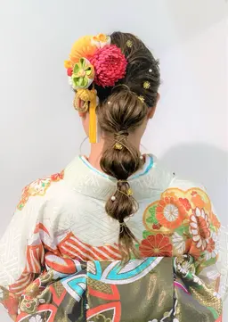 卒業式着付け＆ヘアセット