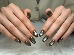 [ハンドネイル]自爪マグネット🧲ネイル