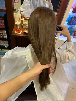 エクステ外し+似合わせカット✂️+Aujua1stepトリートメント