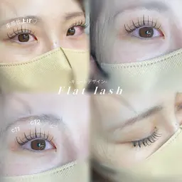 2/6(金)限定無料！オフ込みマツエクフラットラッシュ約100本前後