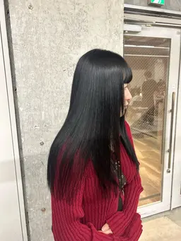 うねりなどに☔️酸性ストレート【髪質改善】＋透明感カラー＋トリートメント