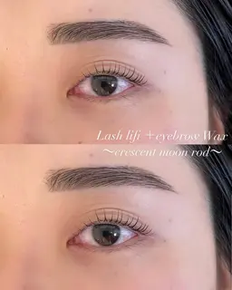 次世代まつ毛パーマ+美眉アイブロウwax脱毛1回 ★再来様指名料別途+550円