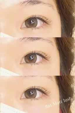 【⛄️12月限定🎀】超軽量フラットマットラッシュ120本+アイシャンプー付き🫧（束間仕上げ可能）