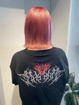 《エフェクトブリーチ》ブリーチリタッチ🦩＋ワンカラー🩰🪽(前処理・トリートメント付き)