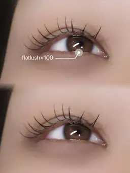 フラットラッシュ100本3850円（オフ込み）🎀✨