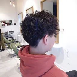 メンズカット×デザインパーマ