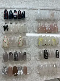 【オフ無料】持ち込みデザインネイル