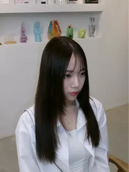 髪質改善ストレート+高濃度炭酸泉