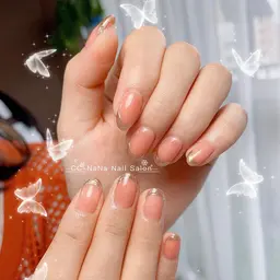 【初回オフ無料ケア込み】 ✨ミニモ限定価格✨ミラーフレンチ✨ベース色あり【当日予約OK、すぐ予約OK】🌙