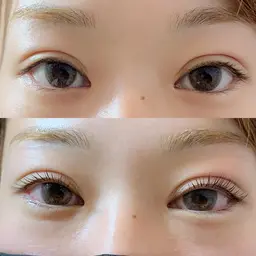 《パリエク》シングルラッシュ80本にパリジェンヌラッシュリフトプラスアイシャンプーのコース