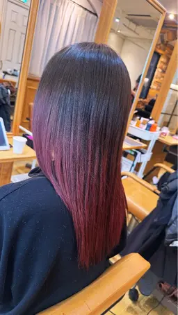 【グラデーションカラー】ブリーチ➕カラー