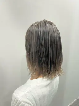 バレイヤージュカラー+トリートメント