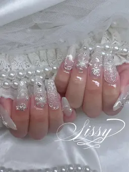 【12月限定🤍sissy3周年】ハンド♡オフなし長さだしアートし放題