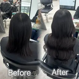 【🎀当日予約大歓迎‼️先着3名様限定価格!残り1名様🎀】当日予約OK‼️シールエクステ80本✨️➕馴染ませカット🌙