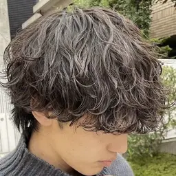 カット+メンズ波巻きパーマ🧑🏻🦱(水.木限定)‼️補足説明の確認をお願いします。