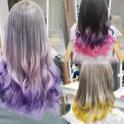 【グラデカラー】🌈カラーバターで可愛く遊ぶ🌈🫧グラデーション＋うる艶トリートメント〔ブリーチ1回込み〕