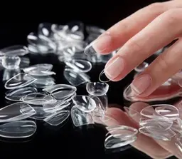 韓国で大人気🇰🇷✨ジェルチップでの長さだし10本(クリアフレンチ、先端が透明なデザインをご希望の方もこちら！)