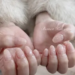 《3/16~22来店限定》【オフ有り】ハンドワンカラーorグラデーションネイル🩵川越/本川越/パラジェル/バイオジェル