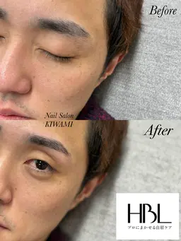 HBL［ハリウッドブロウリフト］➕眉周りWAX脱毛 練習モデル
