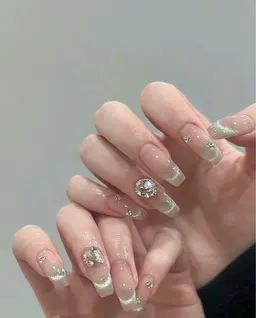 💅🏻ラメ／マグ／クリアカラー　グラテーション✨丁寧ケア込み