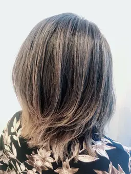 【ハイライト☀️】カット＋ハイライト＋オーガニックカラー＋2ステップトリートメント🌈