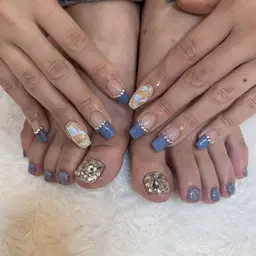 ハンドとフットセット割☆ハンド120分+フット100分アートコース割 14960円