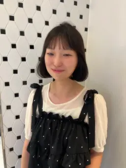 【one color+前髪カット】