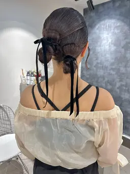 【💖耳までかわいく💖】お呼ばれヘアアレンジ＋耳ツボジュエリー両耳10粒👂🏻🎀