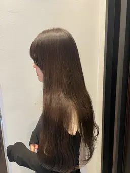 ✨透明感カラー✨＋ツヤ感トリートメント🍒