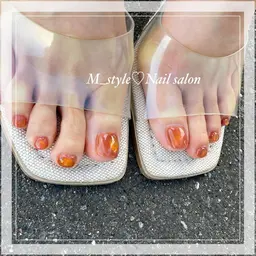 ジェルネイル フット