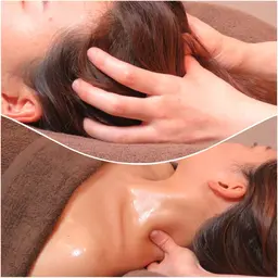 【2/18（水）限定】デコルテオイル＋ヘッドスパ顔ツボ40分 ￥1100