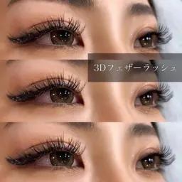 🐣新🆕🌟技術3Dフェザーボリュームラッシュ♡両目100束5000円(オフあり80束)束感はあるけど派手過ぎない🎶