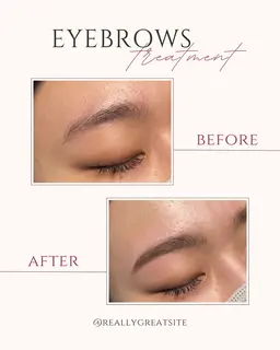 【モニター価格】アイブロウデザインWAX脱毛&間引き／アイブロウメイクレッスン込み