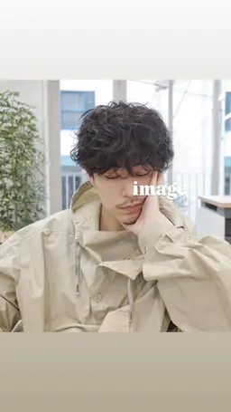 メンズカット＋パーマ