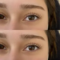 【オフ無料】アップワードラッシュ100本/コーティング付※カラー変更＋500円