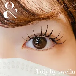 💘12月ご新規様限定💘＆Healthy(まつエク×パーマ) フラットラッシュ80～100本 アンドヘルシー