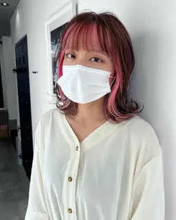 【17時以降対応可能。ミニモ限定‼️】カット+カラー+インナーカラー