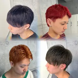 【男性人気No.1👑】メンズカット➕ダブルカラー➕1STEPトリートメント👦🏻リタッチも可◎〈#韓国風#髪質改善〉