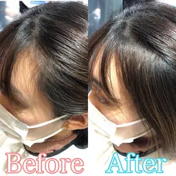 おでこやこめかみのすきまが気になる方に✨前髪カット＋うぶ毛カット