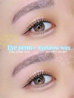 🍒ྀི人気No.2 set menu🍒ྀི眼力抜群！まつげパーマ（パリジェンヌも可）＆アイブロウwax