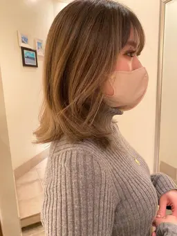 ハイライトカラー🌈ミディアム​〜​ボブの方！色味はご相談できます！今週土曜日18時​〜​